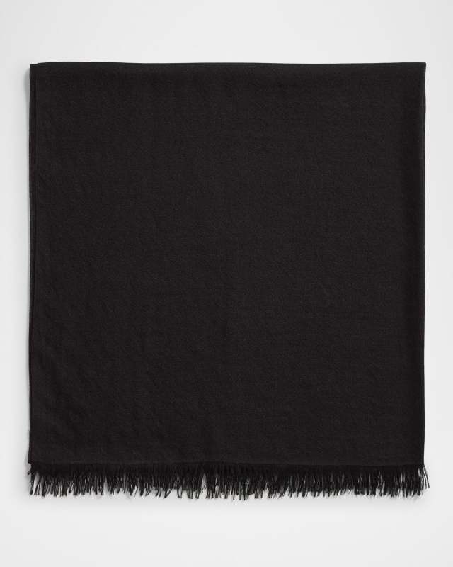 Frayed Cashmere Scarf